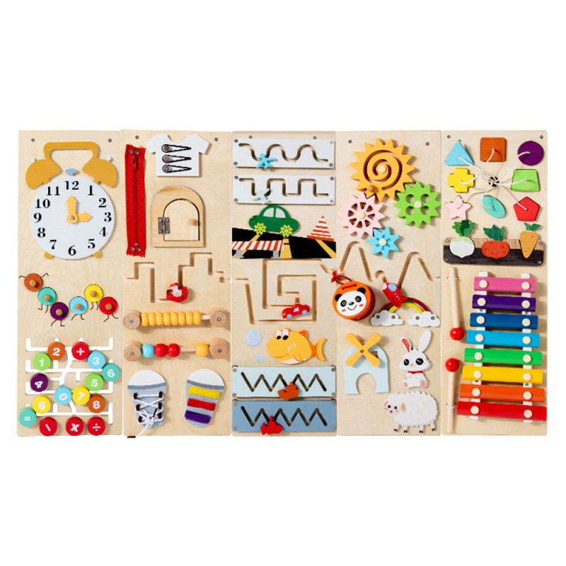 Montessori Busy Board Supplier - Wooden Felt Activity Wall