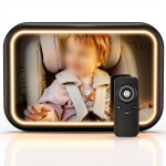 LED Baby Car Mirror Supplier - 360° Adjustable Remote Control