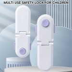 Child Safety Lock Supplier - Transparent Plastic Door Lock