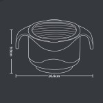 Silicone Sippy Cup Supplier - 2-in-1 Straw Lids Non-Slip