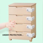 Child Safety Lock Supplier - Transparent Plastic Door Lock