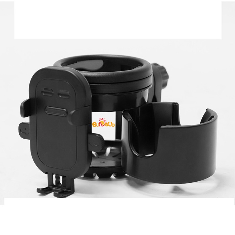 Stroller Bike Cup Holder Supplier - 2-in-1 with Phone Holder