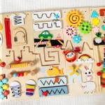 Montessori Busy Board Supplier - Wooden Felt Activity Wall