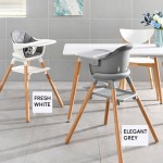 Aluminum Alloy High Chair Factory - Removable Seat Tray Design