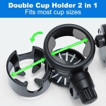 Stroller Bike Cup Holder Supplier - 2-in-1 with Phone Holder