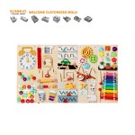 Montessori Busy Board Supplier - Wooden Felt Activity Wall