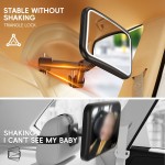 LED Baby Car Mirror Supplier - 360° Adjustable Remote Control