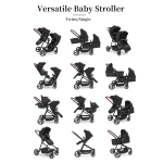 Ultralight Twin Stroller Supplier - Easy Fold Baby Gear for Two