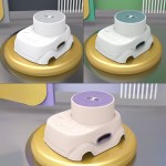 Folding Step Stool Factory - Anti-Slip Plastic Stool OEM