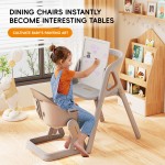 Wooden High Chair Supplier - Removable Tray with Safety Belt