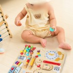 Montessori Busy Board Supplier - Wooden Felt Activity Wall