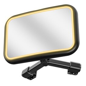 LED Baby Car Mirror Supplier - 360° Adjustable Remote Control