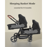 Ultralight Twin Stroller Supplier - Easy Fold Baby Gear for Two