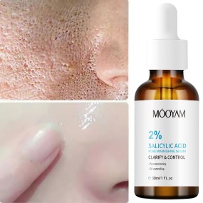 Salicylic Acid Pore Shrinking Serum Face Removing Large Pores Tightening Facial Pore Minimizing Skin Care Serum