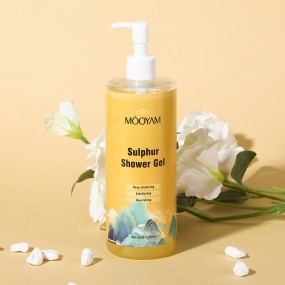 500ml Private Label OEM Sulphur Shower Gel Moisturizing Nourishing Exfoliating Deep Cleansing New Arrival Shower Gel
