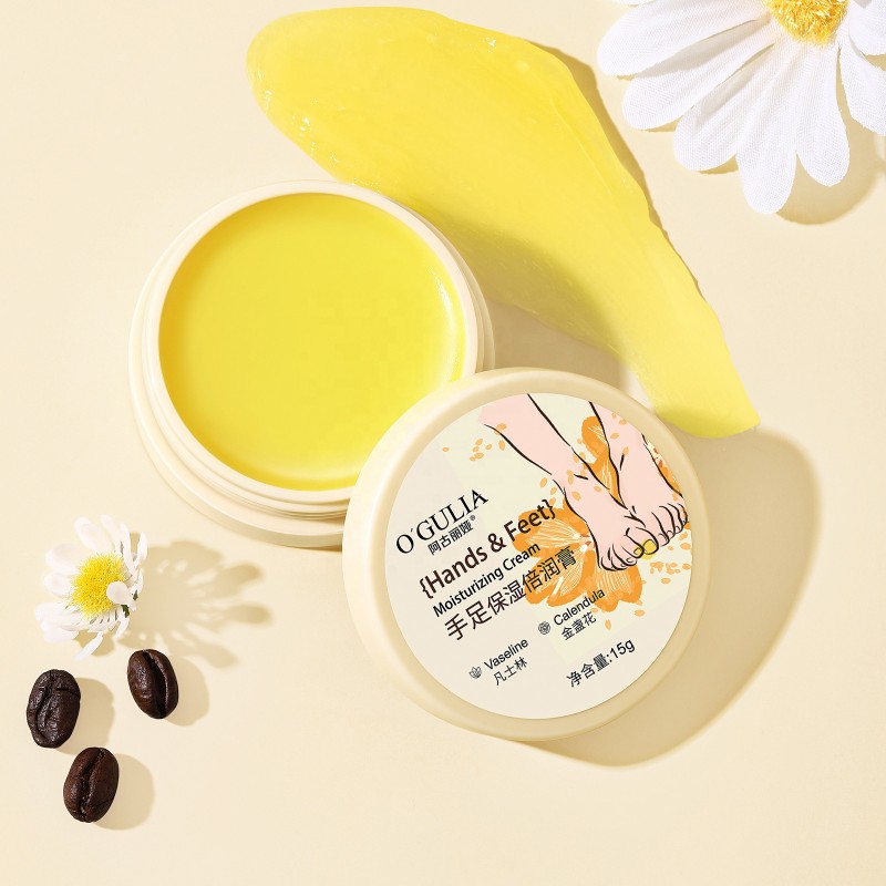 Hand and Foot Moisturizing Cream Calendula Extract Anti-Drying Crack Foot Cream Heel Cracked Repair Feet Cream