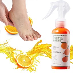 足部去角质喷雾抗菌脱皮Lition抗菌足部喷雾手死皮去角质喷雾