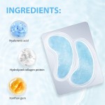 私人标签下眼垫保湿水晶闪光眼膜凝胶胶原蛋白水凝胶下眼罩