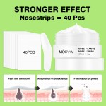 私人标签30g去除黑头和毛孔清洁油控制剥皮鼻子条OEM MOOYAM鼻子植物毛孔条