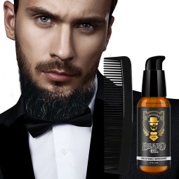Beard Growth Softener Oil Factory - Natural Herbal Nourishes Restore Moisture Beard Softener Oil