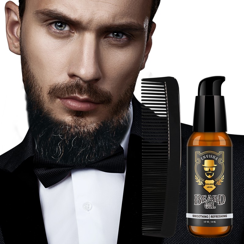 Beard Growth Softener Oil Factory - Natural Herbal Nourishes Restore Moisture Beard Softener Oil