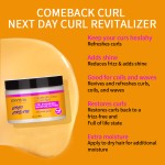Curl Refresher Spray Factory - Organic Curly Hair Moisturizing Defining Refreshing Spray