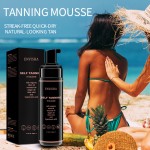 Self Tanner Mousse Factory - OEM ODM Organic Shimmer Ultra Dark Sunless Tanning Mousse