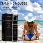 Self Tanner Mousse Factory - OEM ODM Organic Shimmer Ultra Dark Sunless Tanning Mousse