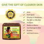 Face Wash Soap Factory - Organic African Black Soap Acne Scars Dark Spot Remover Soap