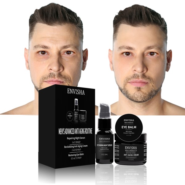 Men's Skin Care Gift Set Manufacturer - Organic Anti-Aging Dark Circles Firming Serum Set