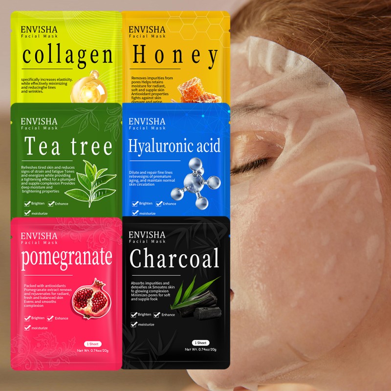 Face Mask Sheet Manufacturer - Low MOQ Korean Formula Fruit Moisturizing Sheet Mask