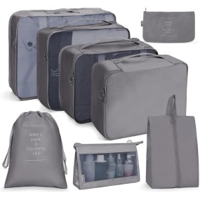 Storage Bags Manufacturer - 8-Piece Set Waterproof Zipper