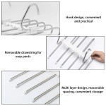 Pants Folding Rack Supplier - 5 in 1 Hanger for Closet Organizer