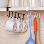 Under Shelf Rack Factory - 6 Hooks Metal Storage Organizer