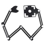 Angle Measuring Ruler Factory - 5 Holes Woodworking Tool