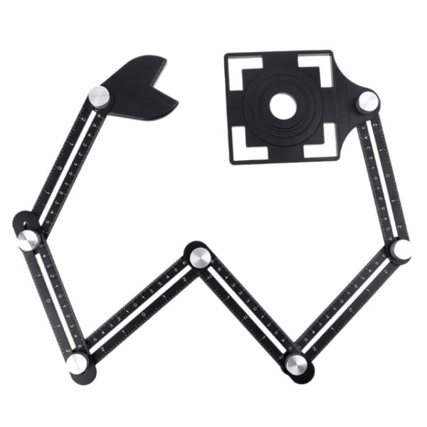 Angle Measuring Ruler Factory - 5 Holes Woodworking Tool