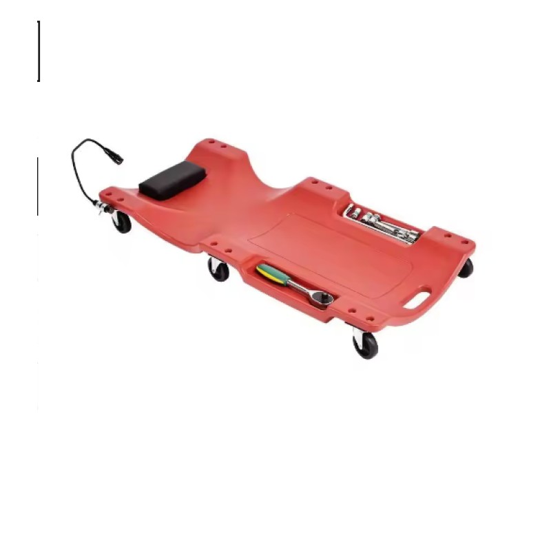 Car Lying Board Manufacturer - Red Black Repair Skateboard