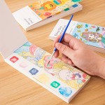 Graffiti Coloring Book Factory - 6 Themes Pocket Toys with Brush
