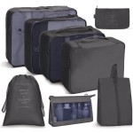 Storage Bags Manufacturer - 8-Piece Set Waterproof Zipper