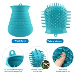Dog Paw Cleaner Supplier - 2 in 1 Silicone Grooming Tool