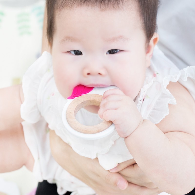 Baby Teether Manufacturer - Custom Unicorn Ring Wooden Teether