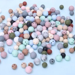 Silicone Beads Manufacturer - Custom Double Hole Round Beads