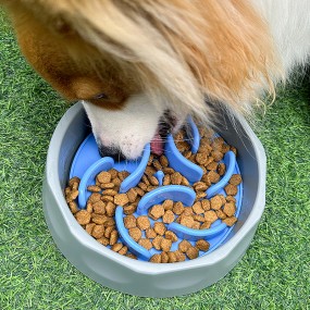 2 in 1 Pet Food Bowl Manufacturer - Portable Silicone Slow Feeder