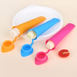 Silicone Popsicle Mold Manufacturer - Round Ice Cream Mould with Lid