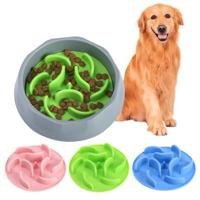 Pet Feed Bowl Manufacturer - Elevated Slow Feeder Ceramic Bowl
