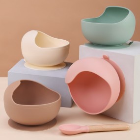 Baby Feeding Bowl Manufacturer - 360 Suction Silicone Bowl
