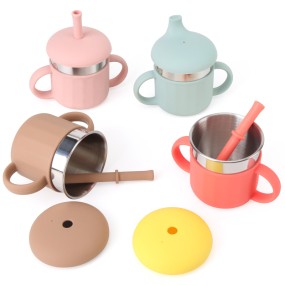 Baby Sippy Cup Manufacturer - Anti Spill Snack Cup with Straw