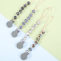 Pacifier Clip Manufacturer - Colorful Silicone Letter Beads