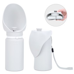 Pet Water Bottle Manufacturer - 550ml Foldable Travel Feeder