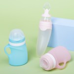 Silicone Baby Feeder Manufacturer - Squeeze Bottle with Spoon